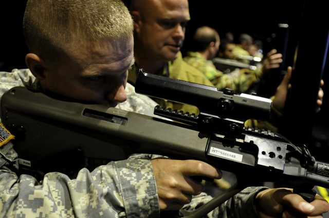 I Corps Soldiers fire Australian weapons during WTSS