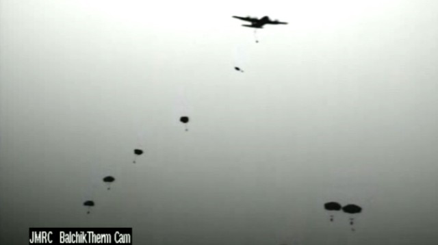 Paratroopers near the Black Sea