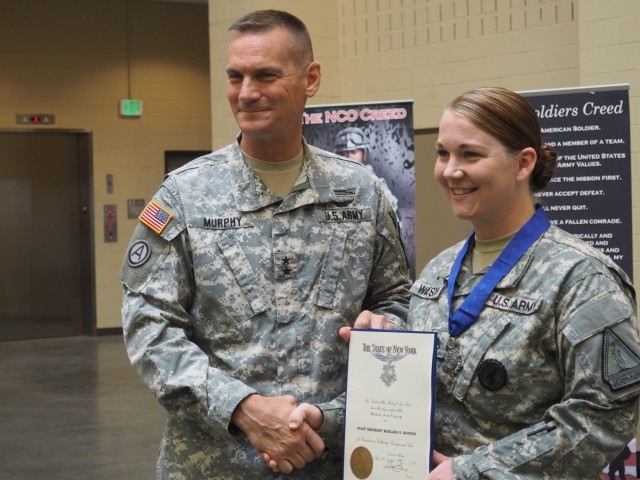 National Guard medic awarded state's top military honor for heroism
