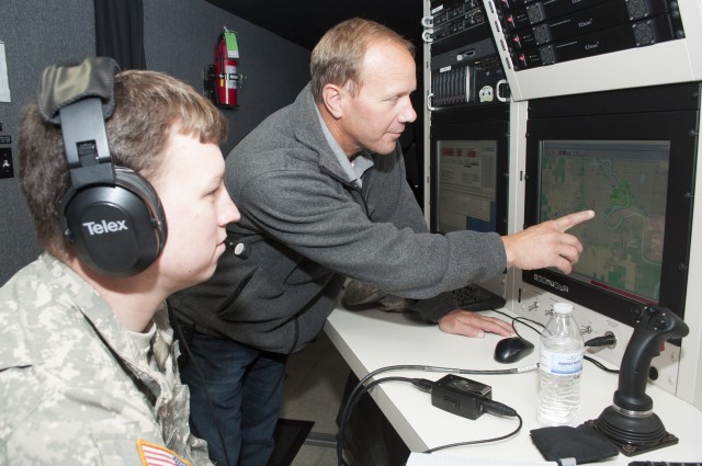 Flight simulator facility staff provides realistic training for pilots