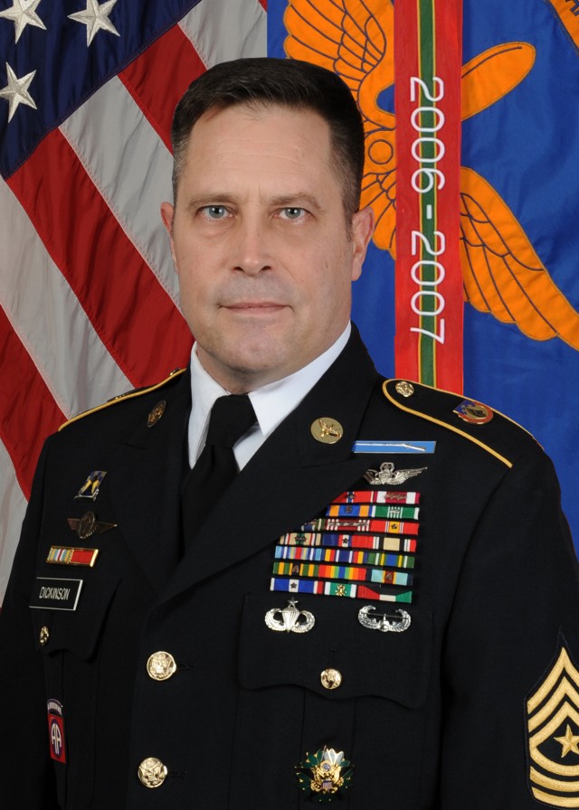 Sergeant Major Martin D. Dickinson retires after three decades of Army leadership