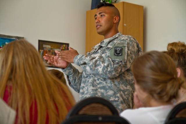 Opening Doors: Bondsteel Soldiers prepare Kosovo teens for English certification test