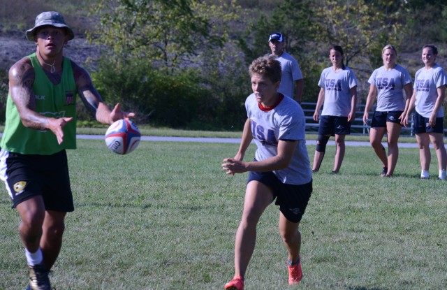 Army hosts first Armed Forces women's rugby camp