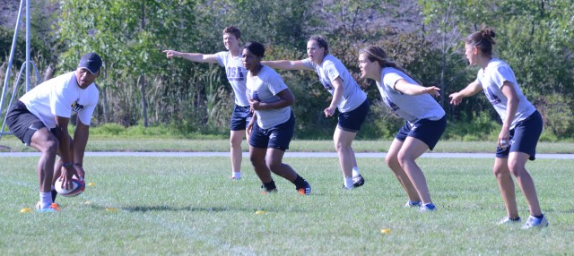 Army hosts first Armed Forces women's rugby camp