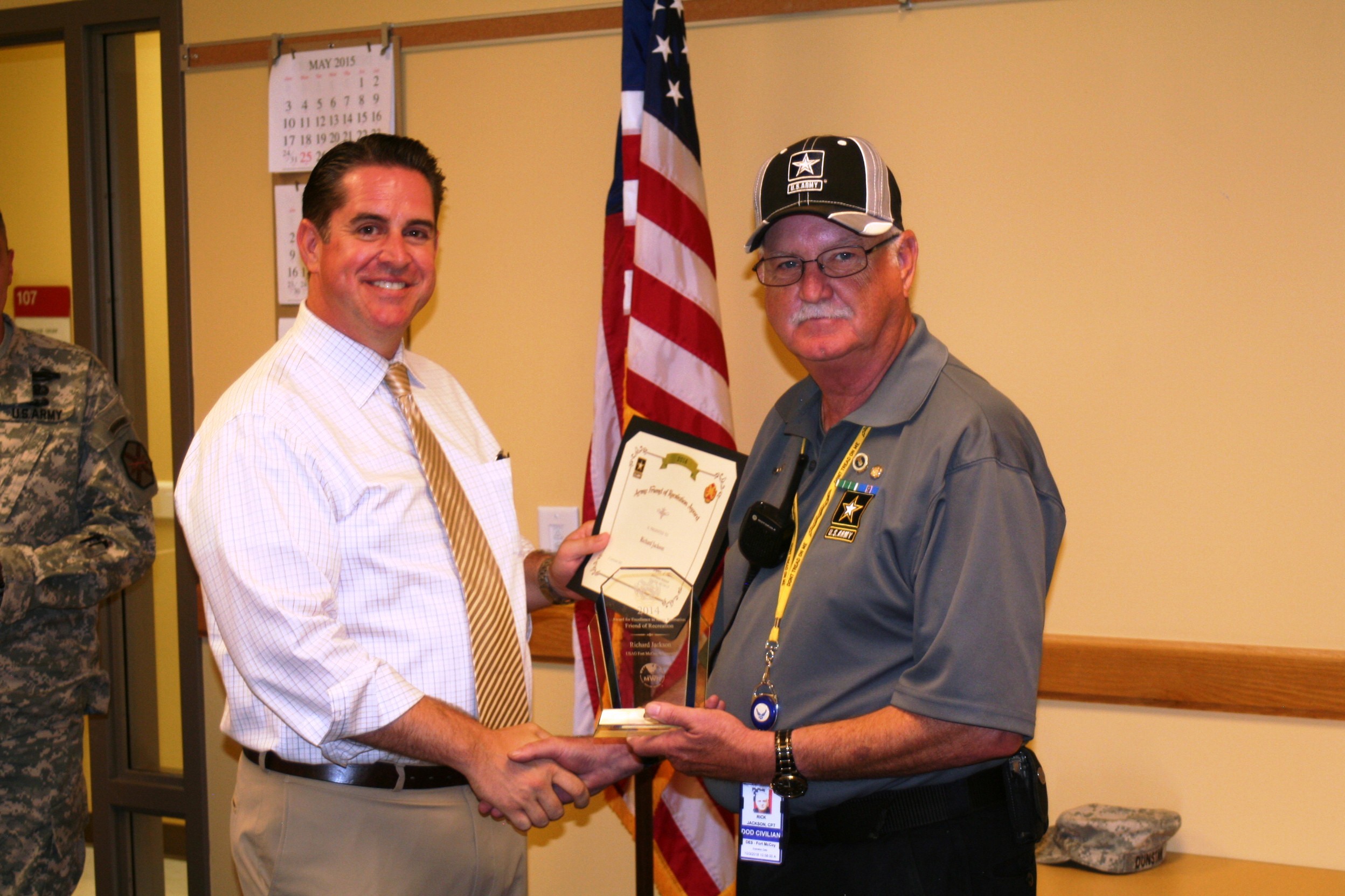 Fort Mccoy Community Liaison Specialist Receives Friend Of Recreation 