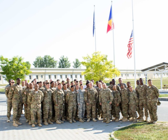 18th CSSB leaders see alliance building firsthand in Romania