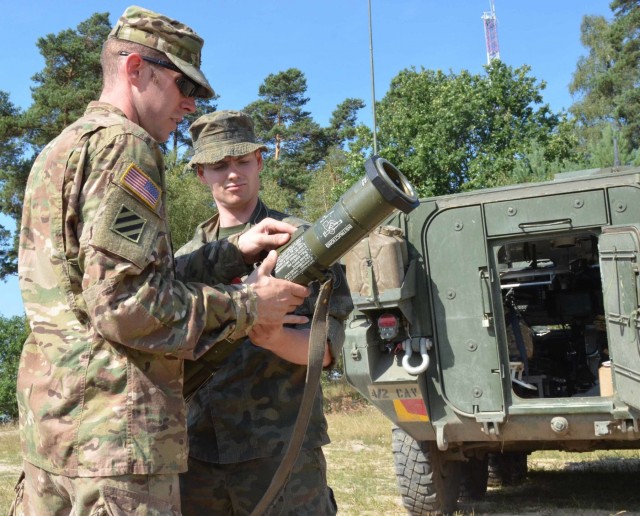 US, Poland conduct section live-fire exercise