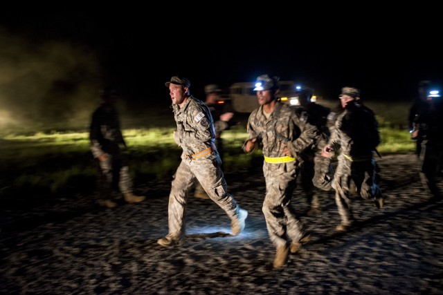 Sapper teams rush for the win during X-Mile event