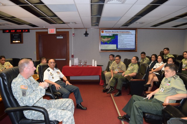 Sea Dragons Share IAMD Vision with AFP CGSC