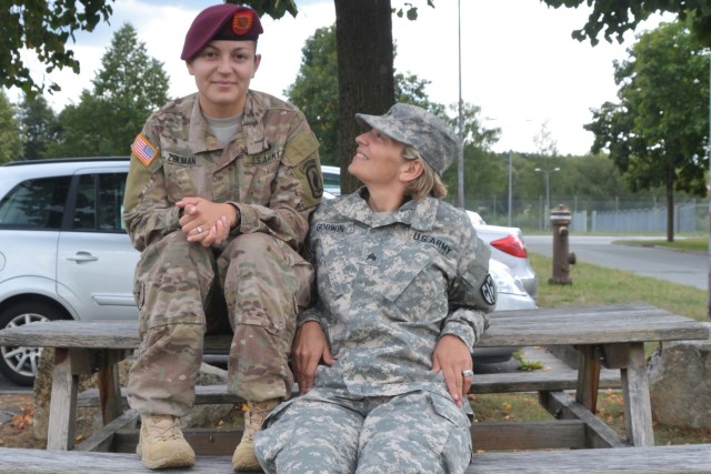 Mother, daughter serve together in Germany