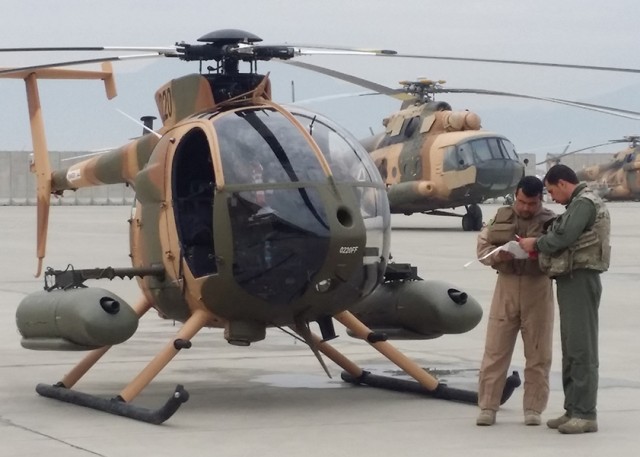 Soldiers train Afghan Air Force pilots for combat