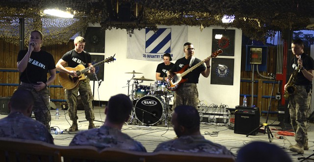 Rocking in Kabul with the 3rd Infantry Division Band