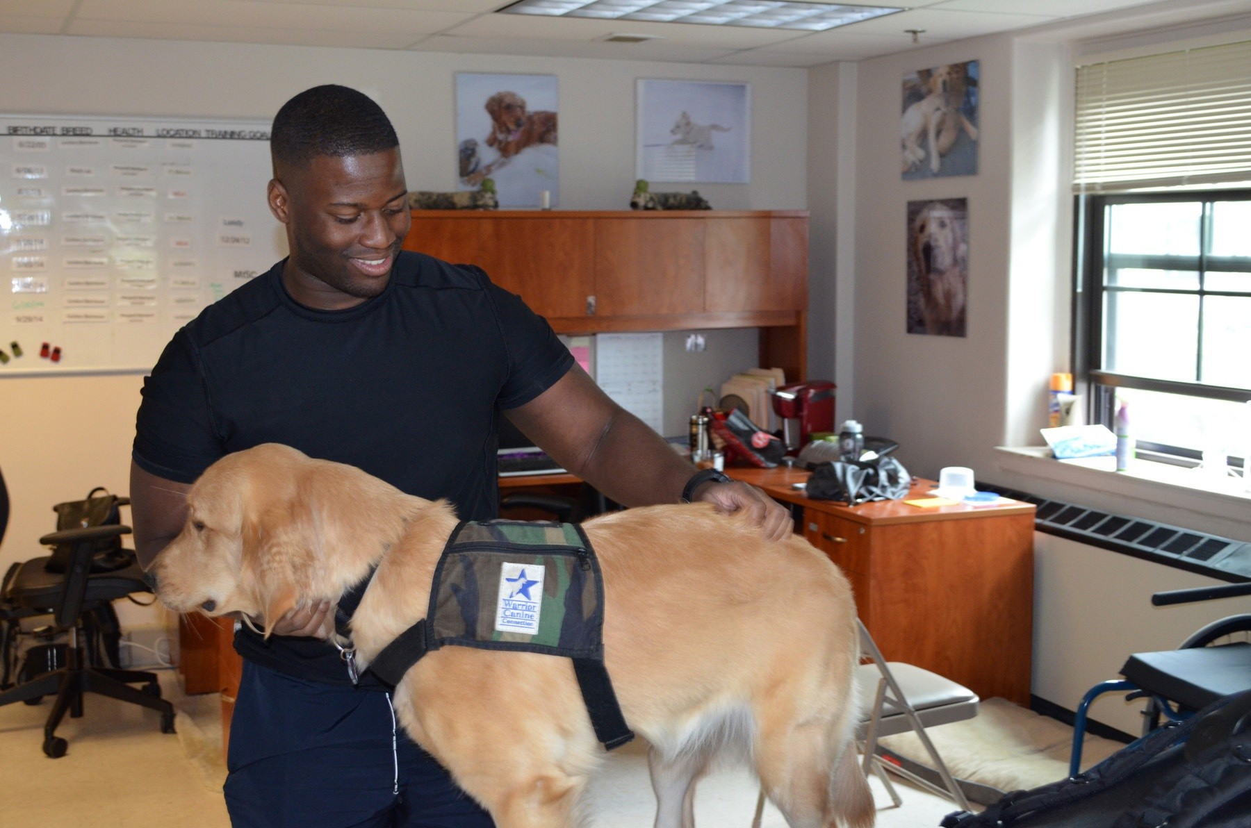 Warriors receive therapy through service dog training program | Article |  The United States Army