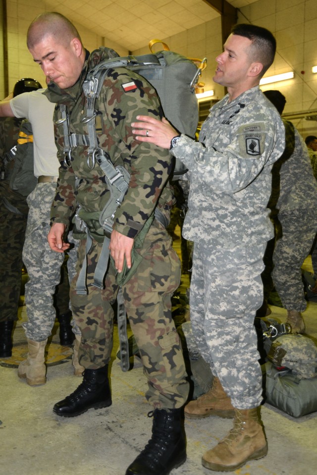 Multinational airborne operation in Grafenwoehr, Germany