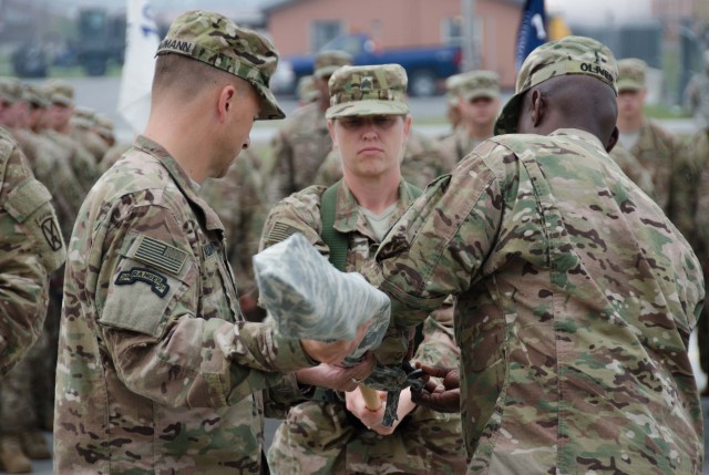 1 BCT, 10th Mountain Division Casing Inherent Resolve 1