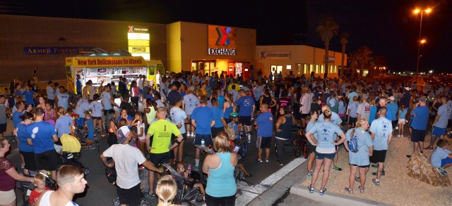 Ft. Irwin special Run for the Fallen "Night Glow Run" draws 300 participants
