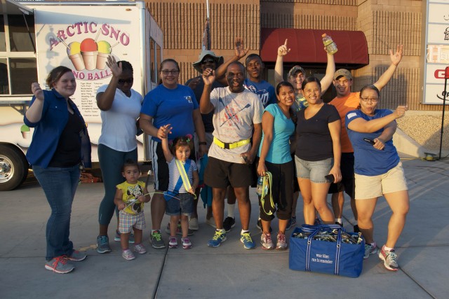 Ft. Irwin special Run for the Fallen "Night Glow Run" draws 300 participants