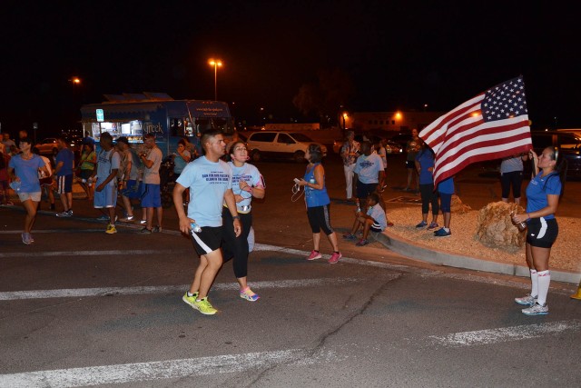 Ft. Irwin special Run for the Fallen "Night Glow Run" draws 300 participants
