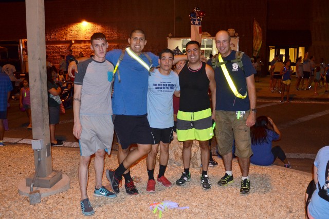 Ft. Irwin special Run for the Fallen "Night Glow Run" draws 300 participants