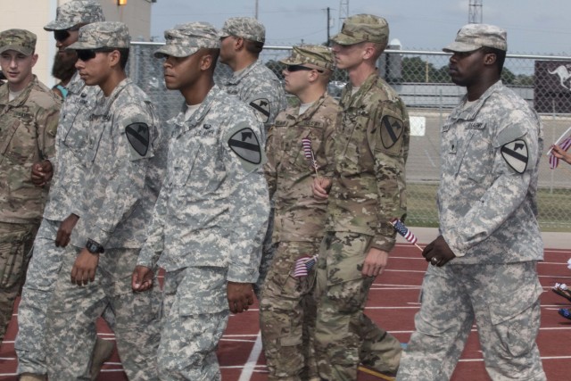 Cav troopers pound pavement on Patriot Day