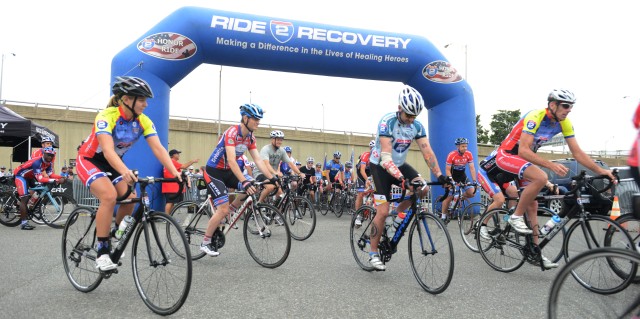 Vice chief, supporters honor wounded vets on Ride 2 Recovery