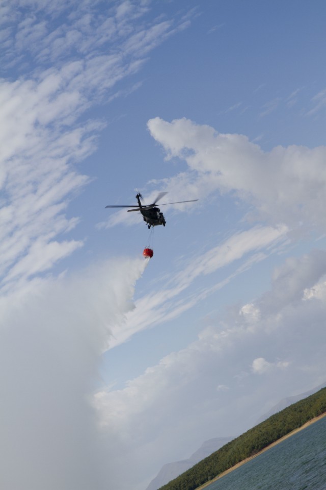 Flight crew in Kosovo trains to conduct aerial firefighting missions