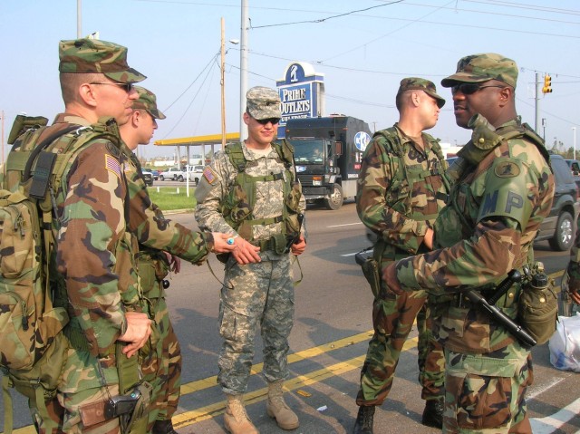Delaware National Guard supports Operation Vigilant Relief, Hurricane Katrina