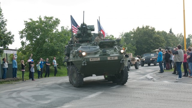 Stryker Regiment begins Exercise Dragoon Crossing