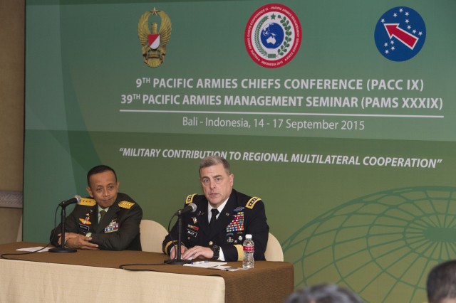 Milley co-hosts Pacific conference in Bali