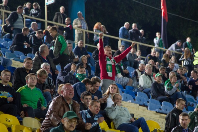 Paratroopers spend a fall Sunday at the football stadium, Ukrainian-style