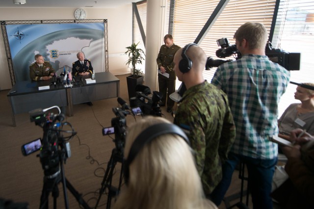 Dempsey visits U.S. troops in Estonia