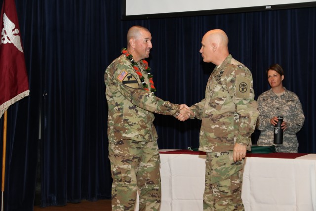 Command Sgts. Maj. Luciano and Stoddard