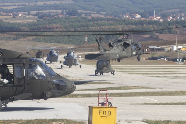 Multinational air operation takes flight in Kosovo