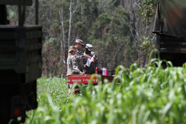Sustainment Soldiers conduct Combat Logistics Patrol Live Fire Exercise