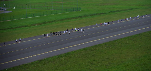 Shadow Run for Army Ten-Miler held on Latvian airfield