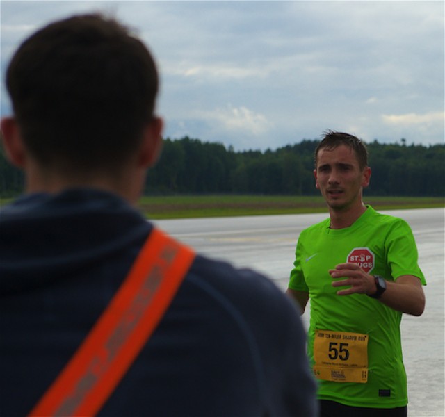 Shadow Run for Army Ten-Miler held on Latvian airfield