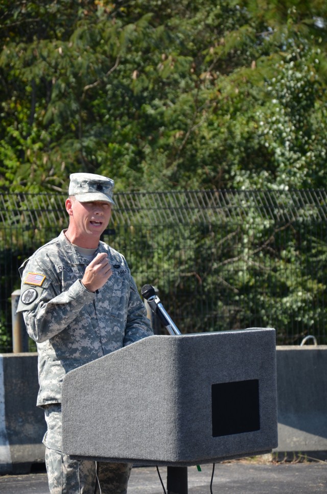 Logistical Civil Augmentation Program Support Battalion holds change of command ceremony