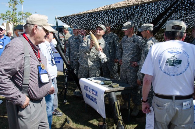 22nd Infantry Association veterans reunite with battle buddies, meet current members of unit 