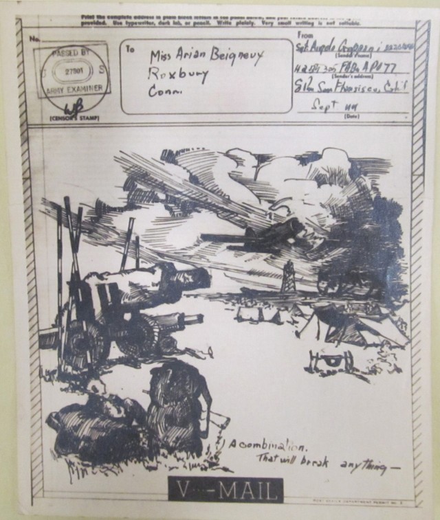 WWII Army cook's artistic acumen captures everyday life of Soldiers at war