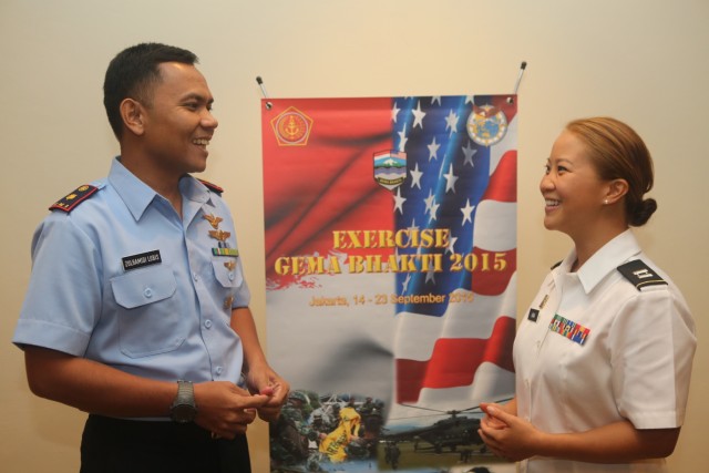 U.S. Soldier reconnects with her Indonesian roots during Gema Bhakti