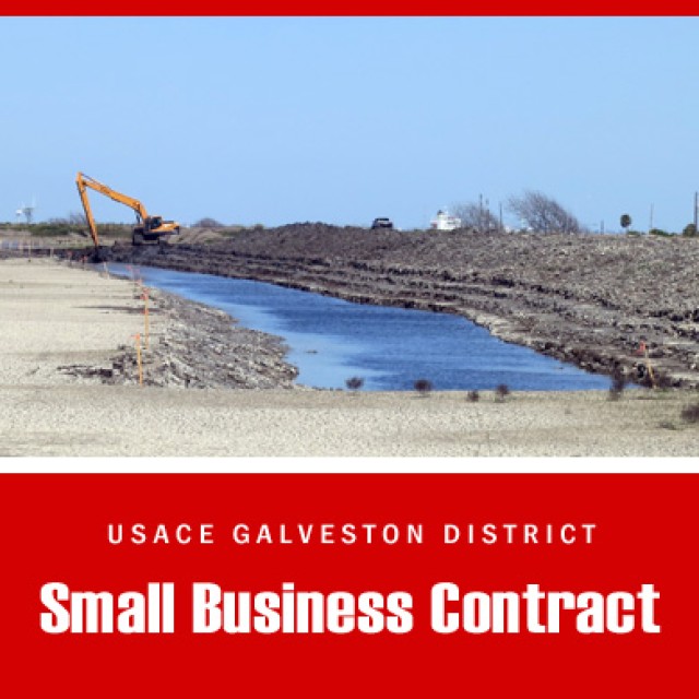 USACE Galveston District awards small business contract for shoreline protection at Pelican Island Placement Area