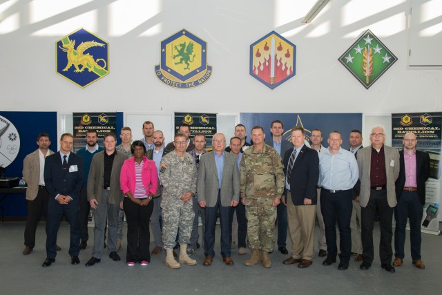 German delegation visits 20th CBRNE Command