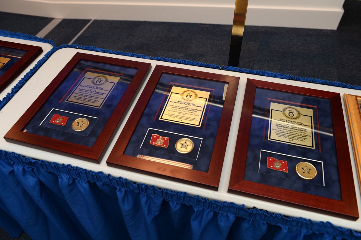 Army organizations earn 10 Lean Six Sigma Excellence Awards | Article ...