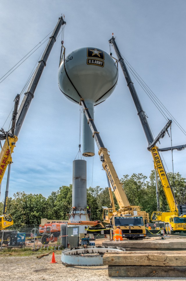 Fort Leonard Wood water tower gets extension