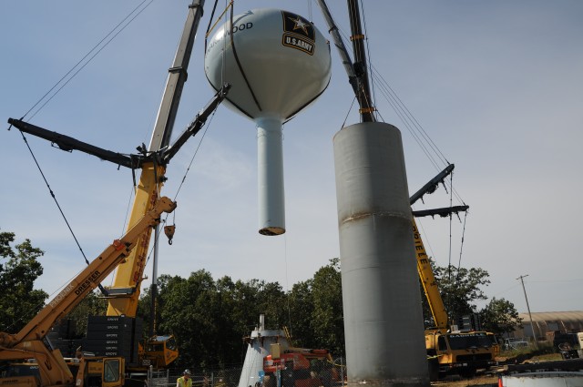 Fort Leonard Wood water tower gets extension