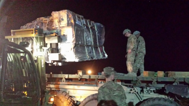 Downloading equipment for Special Forces