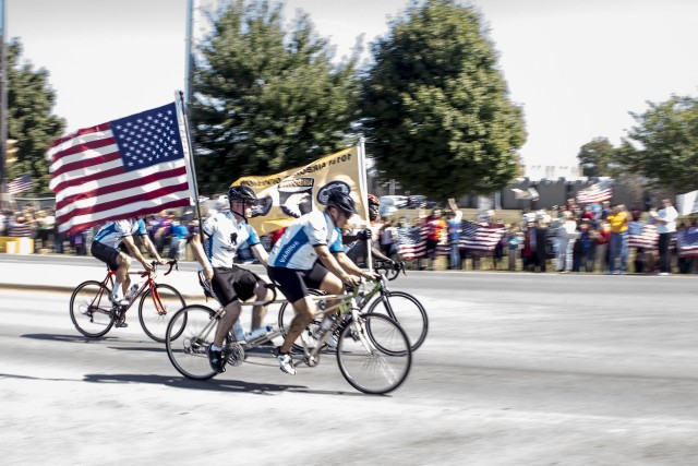 WTB troops bike from Knox to Campbell on road to recovery