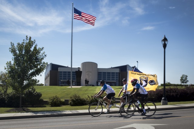 WTB troops bike from Knox to Campbell on road to recovery
