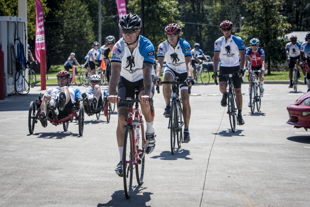 WTB troops bike from Knox to Campbell on road to recovery