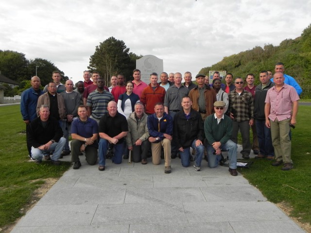 JMRC Staff at Omaha Beach